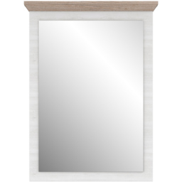 Florence Illopa Nelson and Snowy Oak Mirror - Size: 94 x 70cm - Brown - Furniture to Go - Wilko