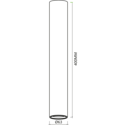 Milagro Genesis White Spot Light - Size: 40 x 6.3 x 6.3cm - Wilko - thumbnail 7