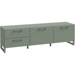 Florence Sali 2 Door 2 Drawer Sage Green TV Unit - Size: 48.6 x 164.6 x 41.1cm - Furniture To Go - Wilko - thumbnail 3