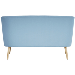 Beau 2 Seater Blue Blonde Wood Sofa - LPD Home - Wilko - thumbnail 6