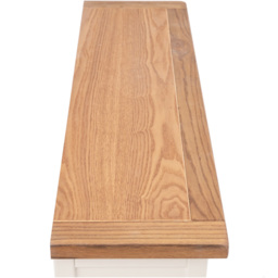 Cosenza 4 Shelf Off White Wide Bookcase - Wilko - thumbnail 7