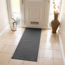 JVL Eden Grey Indoor Washable Runner 57 x 150cm - JVL Homewares - Wilko - thumbnail 3