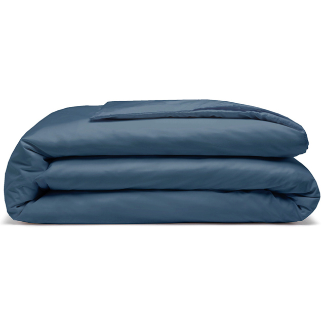 Serene Single Navy Duvet Cover - Blue - Wilko - image 1