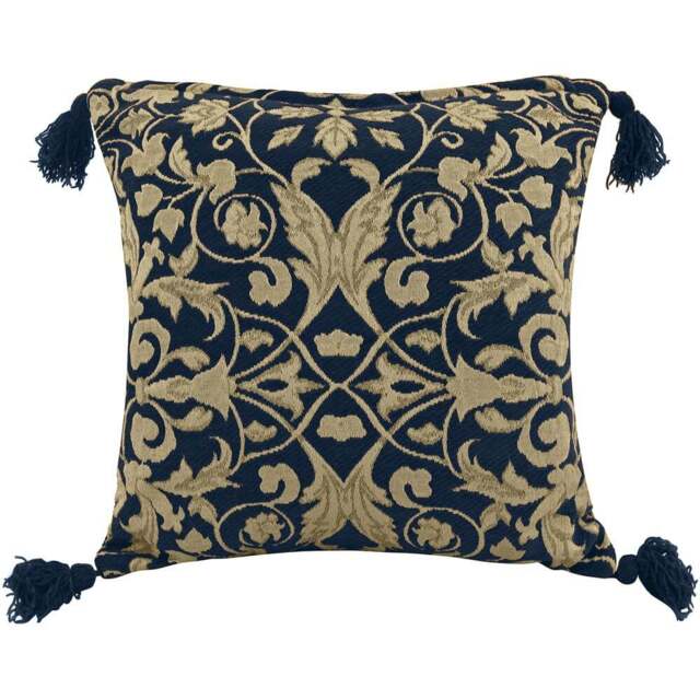 Intimates Melbourne Navy Filled Cushion 56 x 56cm 2 Pack - Blue - Wilko - image 1