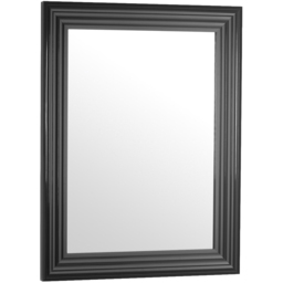 Julian Bowen Tokyo Gloss Black Rectangular Dressing Mirror 85 x 65cm - Size: 85 x 65 x 3.5cm - Wilko - thumbnail 1