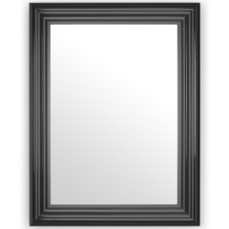 Julian Bowen Tokyo Gloss Black Rectangular Dressing Mirror 85 x 65cm - Size: 85 x 65 x 3.5cm - Wilko - thumbnail 4