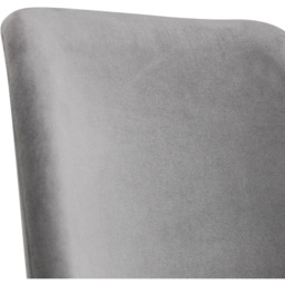 Julian Bowen Huxley Set of 2 Dining Chairs - Grey - Wilko - thumbnail 6