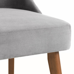 Julian Bowen Huxley Set of 2 Dining Chairs - Grey - Wilko - thumbnail 7