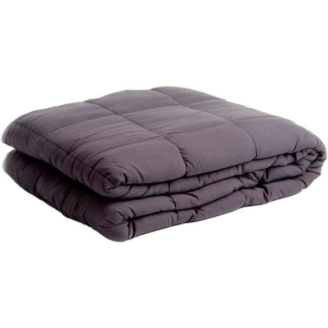 Allure Home Fashions 2.5 Tog Slumber Weighted Blanket 6.8kg 122 x 185cm - Size: 122 x 185 x 1cm - Charcoal - Wilko - image 1