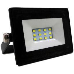 ENER-J 10W Black Body Non PIR Slim Line Floodlight 2 Pack - Size: 2 x 16.5 x 11cm - Wilko - thumbnail 3