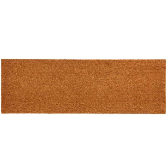 Esselle Home Astley Natural Coir Doormat 40 x 120cm - Brown - Wilko - image 1
