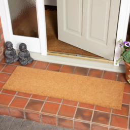 Esselle Home Astley Natural Coir Doormat 40 x 120cm - Brown - Wilko - thumbnail 5