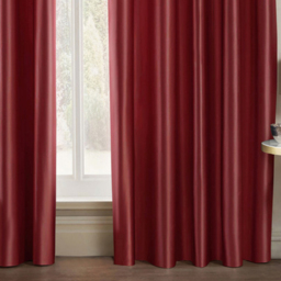 Intimates Renatta Wine Eyelet Curtains 168 x 183cm - Size: W 168 x D 183cm - Red - Wilko - thumbnail 3
