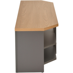 TTAP Memphis 2 Shelf Grey TV Stand - Size: 14.4 x 120 x 39.5cm - Wilko - thumbnail 5