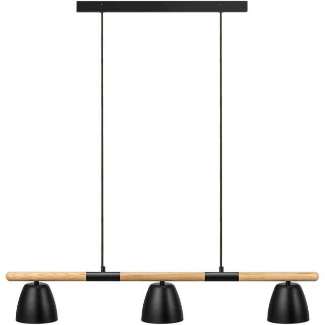 Nordlux Theo Black Pendant Light - Size: 16.5 x 88.5 x 12.5cm - Wilko - image 1