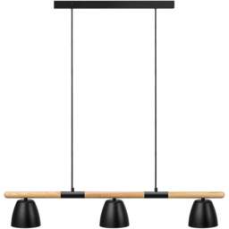 Nordlux Theo Black Pendant Light - Size: 16.5 x 88.5 x 12.5cm - Wilko