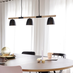 Nordlux Theo Black Pendant Light - Size: 16.5 x 88.5 x 12.5cm - Wilko - thumbnail 5