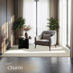 tectake Zonelle Cream Short Pile Ultra Soft Rug 170 x 120cm - Size: 1.5 x 110 x 60cm - Grey - Wilko - thumbnail 4