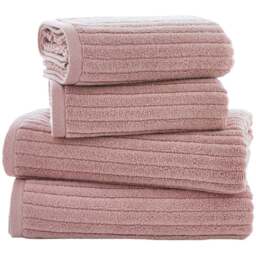 Deyongs Rialto Blush Bath Towel - Size: 68 x 127cm - Pink - Wilko