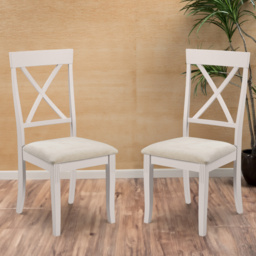 Julian Bowen Davenport Set of 2 Elephant Grey Dining Chair - Wilko - thumbnail 1