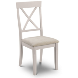Julian Bowen Davenport Set of 2 Elephant Grey Dining Chair - Wilko - thumbnail 4