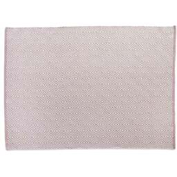 Hug Rug Rose Woven Diamond Rug 120 x 170cm - Pink - Wilko - thumbnail 1