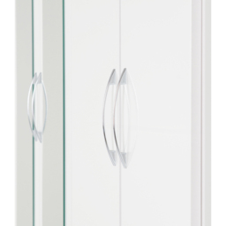 Seconique Nevada 4 Door 2 Drawer Gloss White Mirror Wardrobe - Size: 4 Door, 2 Drawer - Wilko - thumbnail 6