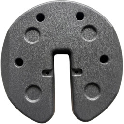 Home Source Anchor Concrete Filled Gazebo Weight 3kg 4 Pack - Size: 5.8 x 22 x 22cm - Black - Wilko - thumbnail 5