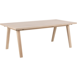 Florence A Line White Oak Rectangular Dining Table - Furniture To Go - Wilko - thumbnail 3