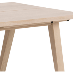 Florence A Line White Oak Rectangular Dining Table - Furniture To Go - Wilko - thumbnail 7