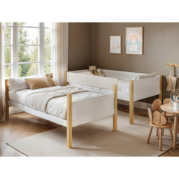 Flair Mateo White Ribbed Detachable Bunk Bed - Size: Single - Wilko - thumbnail 6