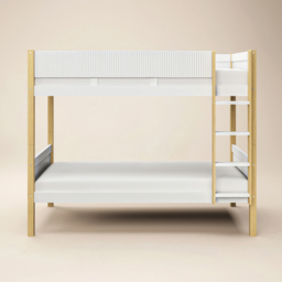 Flair Mateo White Ribbed Detachable Bunk Bed - Size: Single - Wilko - thumbnail 4