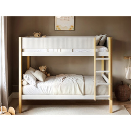 Flair Mateo White Ribbed Detachable Bunk Bed - Size: Single - Wilko - thumbnail 5