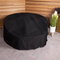 Charles Bentley Black Rattan Day Bed Cover - Size: W185 x H55-90cm - Wilko - thumbnail 3
