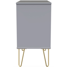 Crowndale Diamond 3 Drawer Matt Shadow and Grey Chest of Drawers - Wilko - thumbnail 5
