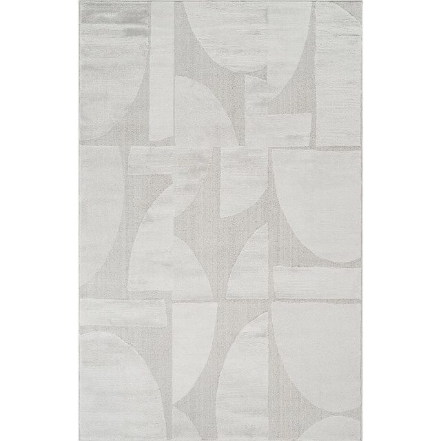 Desire Rugs Hamilton Silver Abstract Motif Rug 200 x 290cm - Size: 290 x 200 x 1.3cm - Wilko - image 1