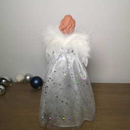 Premier Gold Angel Feather Wings Christmas Tree Topper 28cm - Size: 28 x 28 x 14cm - Silver - Wilko - thumbnail 5