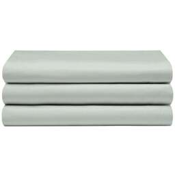 Serene Super King Apple Flat Bed Sheet - Green - Wilko