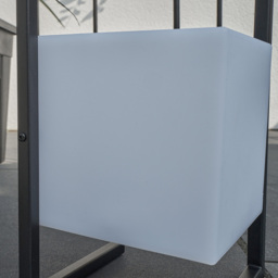 ValueLights Corte Black and White Cube LED Garden Table Lamp - Size: 29 x 17 x 17cm - Wilko - thumbnail 5