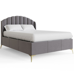 GFW Pettine King Size Grey End Lift Ottoman Bed - Wilko - thumbnail 6