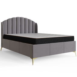 GFW Pettine King Size Grey End Lift Ottoman Bed - Wilko - thumbnail 5