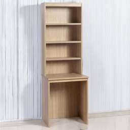 R White Cabinets 4 Shelf Small Laptop Desk with Hutch Brown - Size: 182.8 x 60 x 54cm - Wilko - thumbnail 1