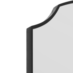 MirrorOutlet The Curva Black Edged Dual Arch Wall Mirror 180 x 100cm - Wilko - thumbnail 6