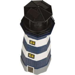 GardenKraft LED Solar Revolving Lighthouse Ornament 40cm - Size: 17.8 x 17.8 x 41.8cm - Multi - Wilko - thumbnail 4