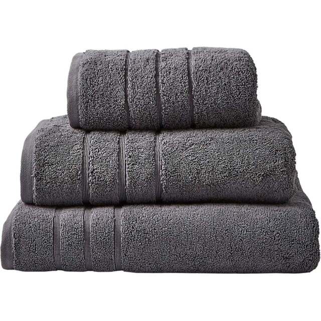 Allure Bath Fashions Charcoal Grey Hotel Luxury Heavyweight Hand Towel - Size: 50 x 90cm - Wilko - image 1
