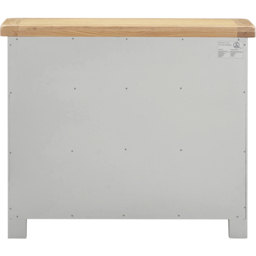 Seconique Windsor 2 Door 2 Drawer Pebble Grey and Oak Sideboard - Size: 81.5 x 97 x 40cm - Pebble Grey/Oak - Wilko - thumbnail 7