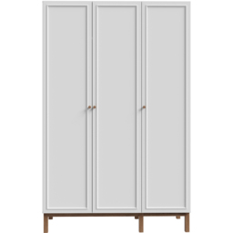 Florence Wensley 3 Door Light Grey and Oak Wardrobe - Multi - Furniture To Go - Wilko - thumbnail 4