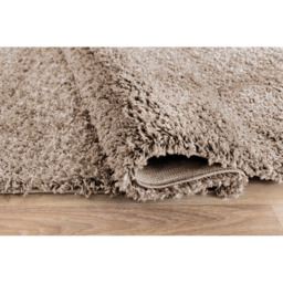 Desire Rugs Oxford Light Beige Plain Shaggy Rug 80 x 150cm - L.Beige - Wilko - thumbnail 4