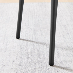Furniturebox Koda Set of 2 Black and Tan Velvet Faux Leather Dining Chair - Wilko - thumbnail 5