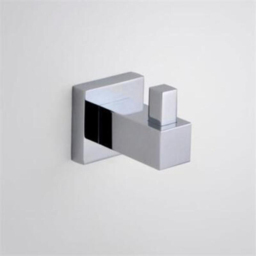 Nes Home Chrome Square Wall Mounted Robe Hook - Size: 4.2 x 3.8 x 5.4cm - Silver - Wilko - thumbnail 3